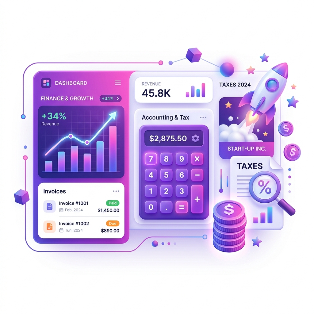 GST Billing & Finance Illustration